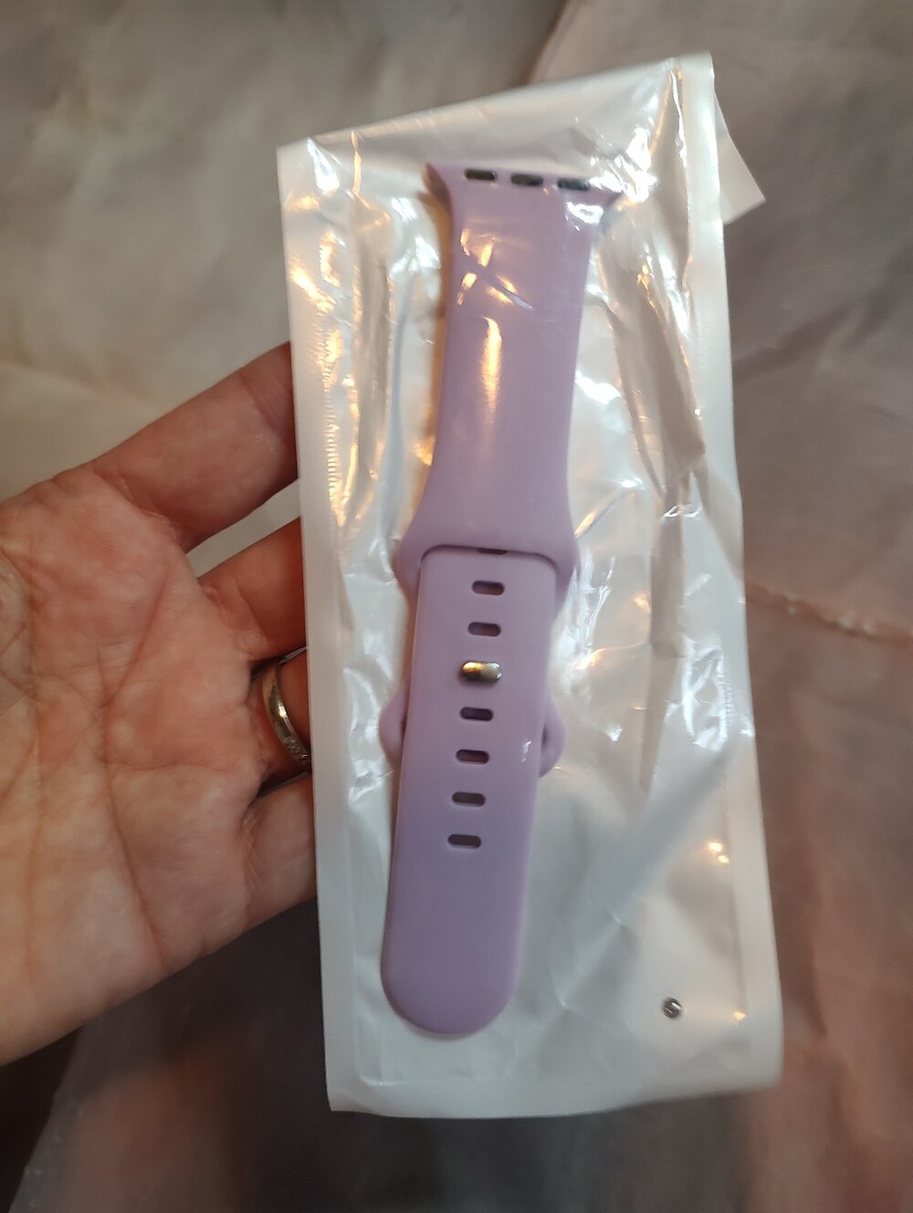 4 Silicone Watch Straps — Pastel Lavender, Plum, Sky Blue & Sage Green - Picture 6 of 9